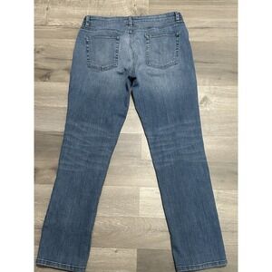 Eileen Fisher Women's Denim Blue Jeans 98% ORGANIC COTTON  - Size 10P PETITE